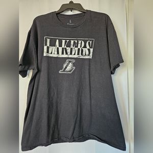 Fanatics Lakers‎ LeBron James black tshirt size XL